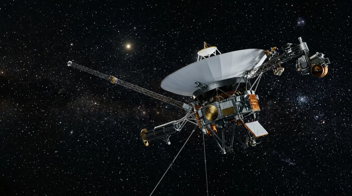 Voyager 1 måler uventede plasma-svingninger uden for solsystemets heliosfære