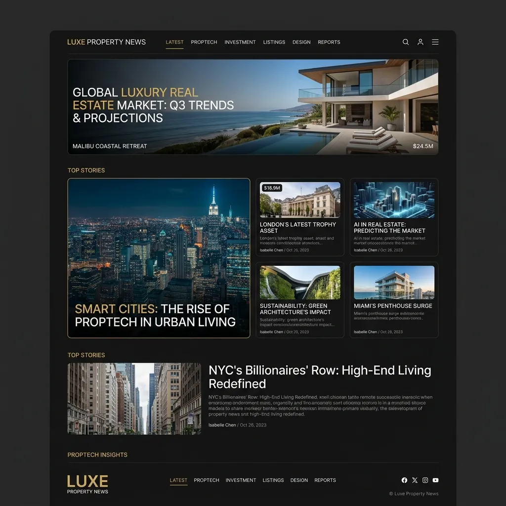 Luxury Real Estate & PropTech