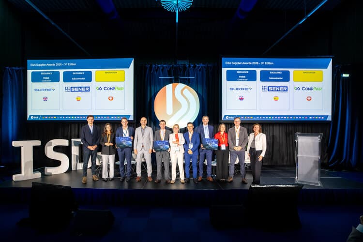 Three space companies win ESA awards for excellence and innovation