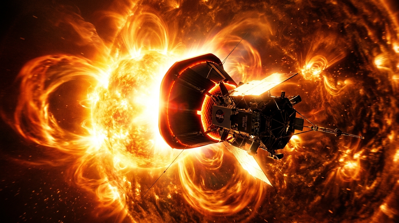 Parker Solar Probe Dives Through the Sun's Magnetic Flare Field